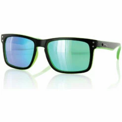 Carve Eyewear Goblin Matt Black Green Iridium Polarised Sunglasses