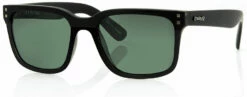 Carve Eyewear Rivals Matt Gloss Black Green Polarized
