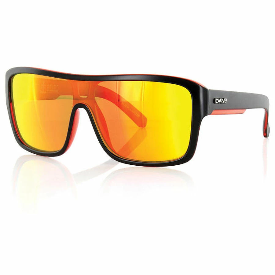 Carve Eyewear Anchor Beard Matt Black Red Iridium Polarised Sunglasses 3 Carve Eyewear Anchor Beard Matt Black Red Iridium Polarised Sunglasses