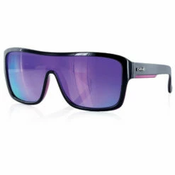 Carve Eyewear Anchor Beard Black Purple Iridium Sunglasses