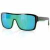 Carve Eyewear Anchor Beard Black Green Iridium Sunglasses -SURF SAIL AUSTRALIA Sales 3034