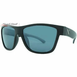 Venture Eyewear Escape Matte Black Smoke Flash Mirror Polarised Floating Sunglasses