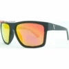 Venture Eyewear The Edge Matt Black Red Iridium Polarised Sunglasses