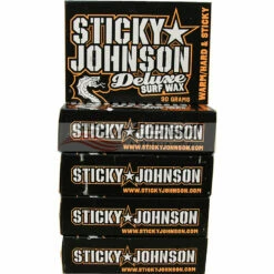 Sticky Johnson Warm Water Deluxe Surf Wax 5 Pack