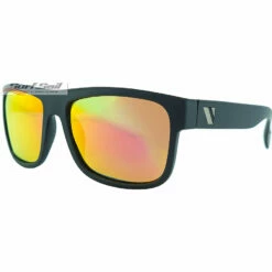 Venture Eyewear Avalanche Matte Black Red Iridium Polarised Sunglasses