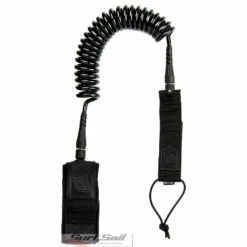 Creatures Of Leisure SUP 10 Coiled Knee (3m X 8mm) Black Leash