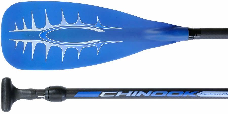 Chinook Hybrid Adjustable SUP Paddle Blue 3 Chinook Hybrid Adjustable SUP Paddle Blue