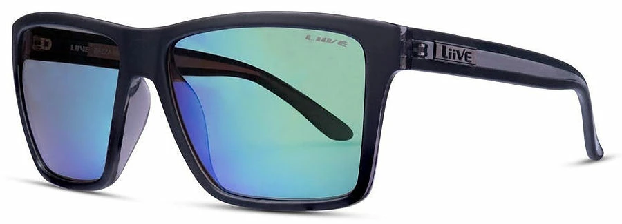 Liive Vision Bazza Mirror Matt Black Xtal Black Sunglasses 3 Liive Vision Bazza Mirror Matt Black Xtal Black Sunglasses