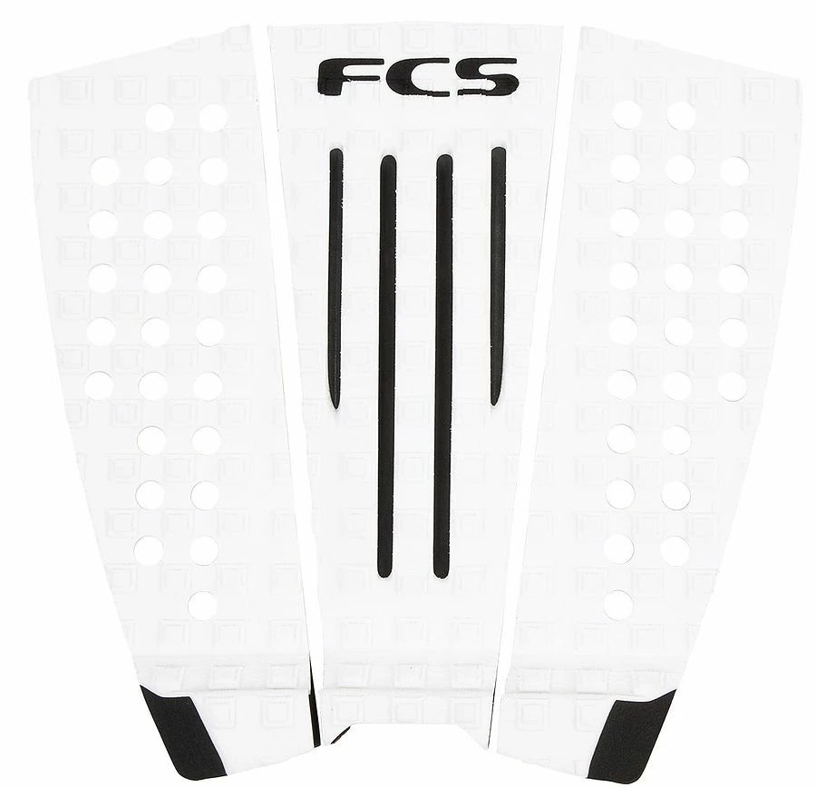 FCS Julian Wilson White Black Traction Pad 3 FCS Julian Wilson White Black Traction Pad