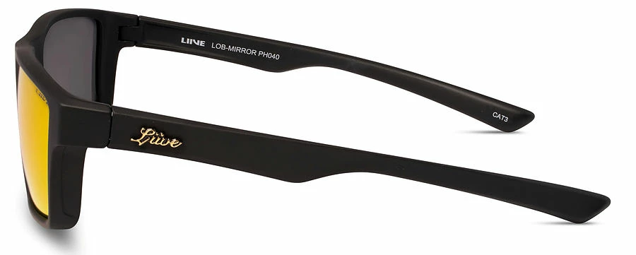 Liive Vision Lob Mirror Matt Black Sunglasses 5 Liive Vision Lob Mirror Matt Black Sunglasses - Image 3