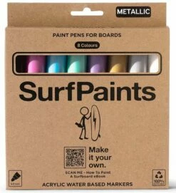 Surfpaints Surfboard Metallic Pack Paint Pens