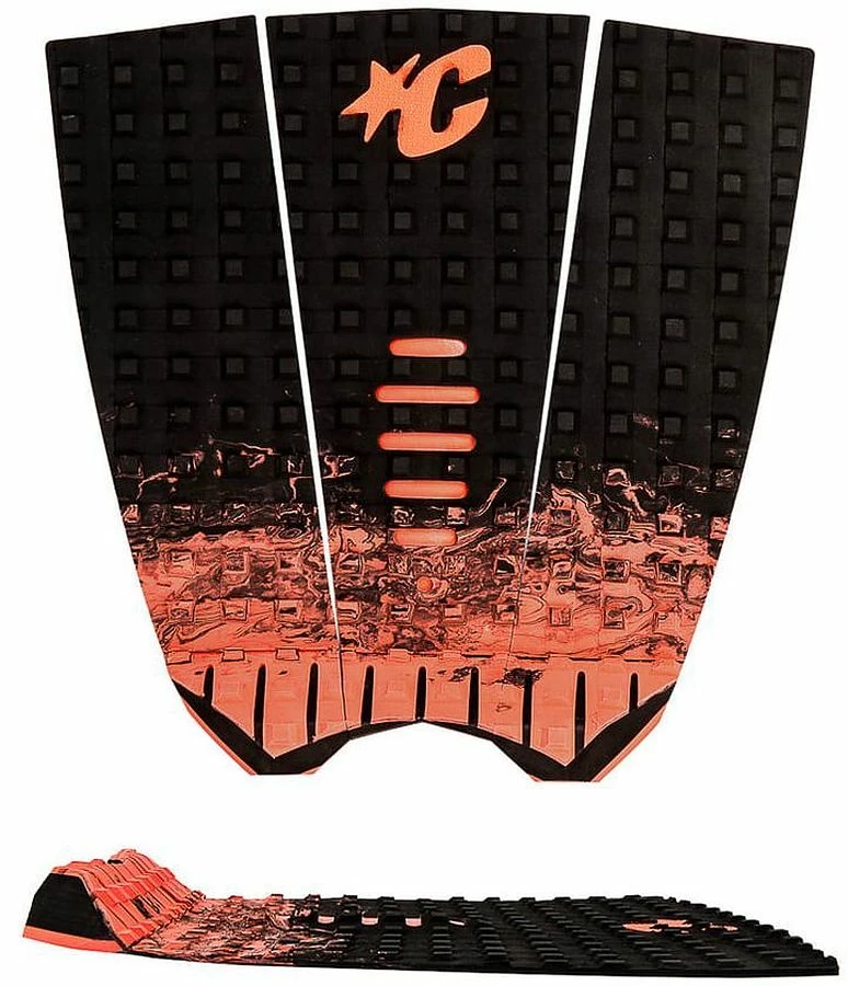 Creatures Of Leisure Mick Fanning Traction Black Fluro Red Fade 3 Creatures Of Leisure Mick Fanning Traction Black Fluro Red Fade