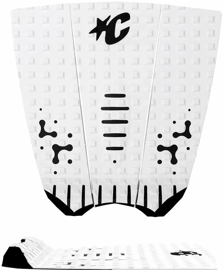 Creatures Of Leisure Mick Fanning Loc-Lite EcoPure Tail Pad White Black 3 Creatures Of Leisure Mick Fanning Loc-Lite EcoPure Tail Pad White Black