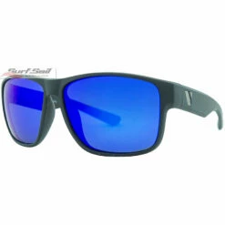 Venture Eyewear Summit Matt Black Blue Iridium Polarised Sunglasses