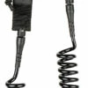 Creatures Of Leisure SUP 10 Coiled Ankle (3m X 8mm) Black Leash -SURF SAIL AUSTRALIA Sales 932491 1