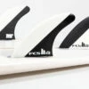 FCS II Mick Fanning PC Black White Medium Tri Fins -SURF SAIL AUSTRALIA Sales 980265 2