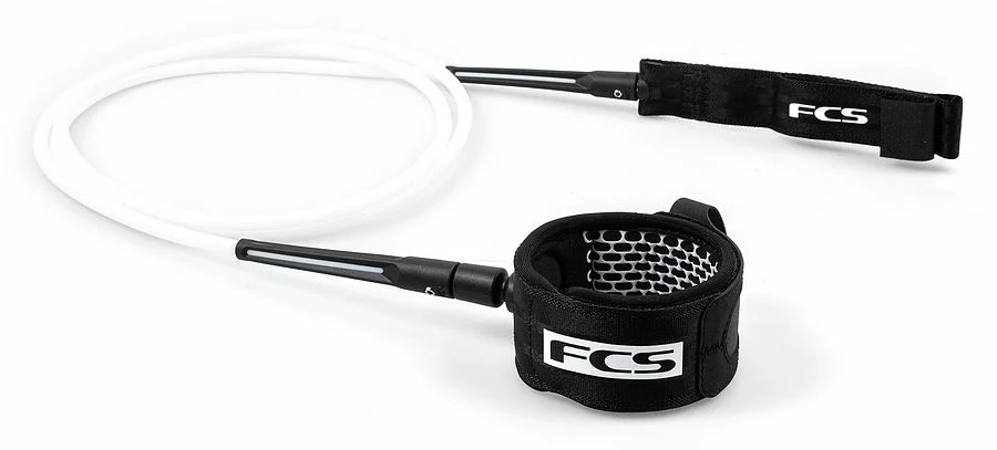 FCS All Round Essential White Black Leash 4 FCS All Round Essential White Black Leash - Image 2