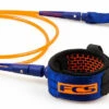 FCS Comp Essential Blood Orange Navy Leash -SURF SAIL AUSTRALIA Sales CompEss56BON 1