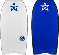 Stealth Elite PE Bodyboard White Electric Blue