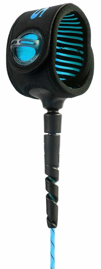 FCS Freedom Helix Comp Leash Blue Black 3 FCS Freedom Helix Comp Leash Blue Black