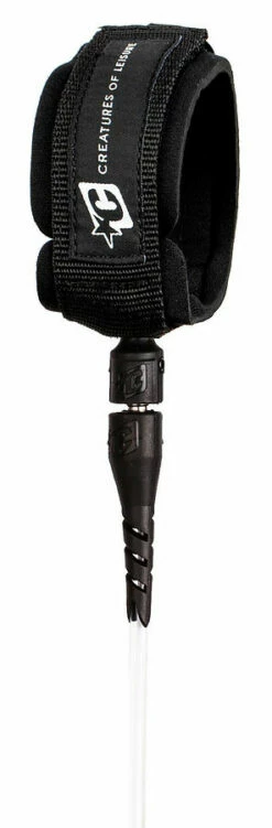 Creatures Of Leisure Icon Leash Clear Black -SURF SAIL AUSTRALIA Sales Iconclear 1