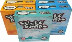 Sticky Bumps 1 Base Coat + 2 Cool + 2 Warm Water Original Surf Wax 5 Pack