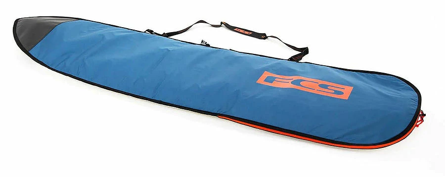 FCS Classic Funboard Cover Steel Blue White 3 FCS Classic Funboard Cover Steel Blue White