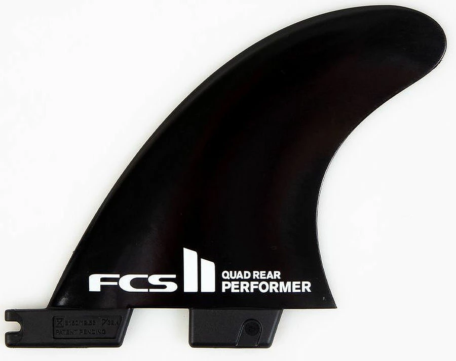FCS II Performer Glass Flex Quad Rear Set Black 3 FCS II Performer Glass Flex Quad Rear Set Black