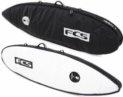 FCS Travel 1 All Purpose Shortboard Cover Black Grey