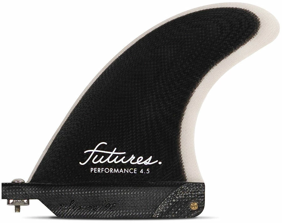 Futures Performance Fibreglass Black Grey Longboard Fin 4 Futures Performance Fibreglass Black Grey Longboard Fin - Image 2